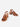A pair of women's tan leather slingback block-heel sandals with open toes, displayed on a clean white background.
