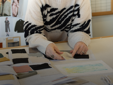 Margaret O'Leary in her design studio.
