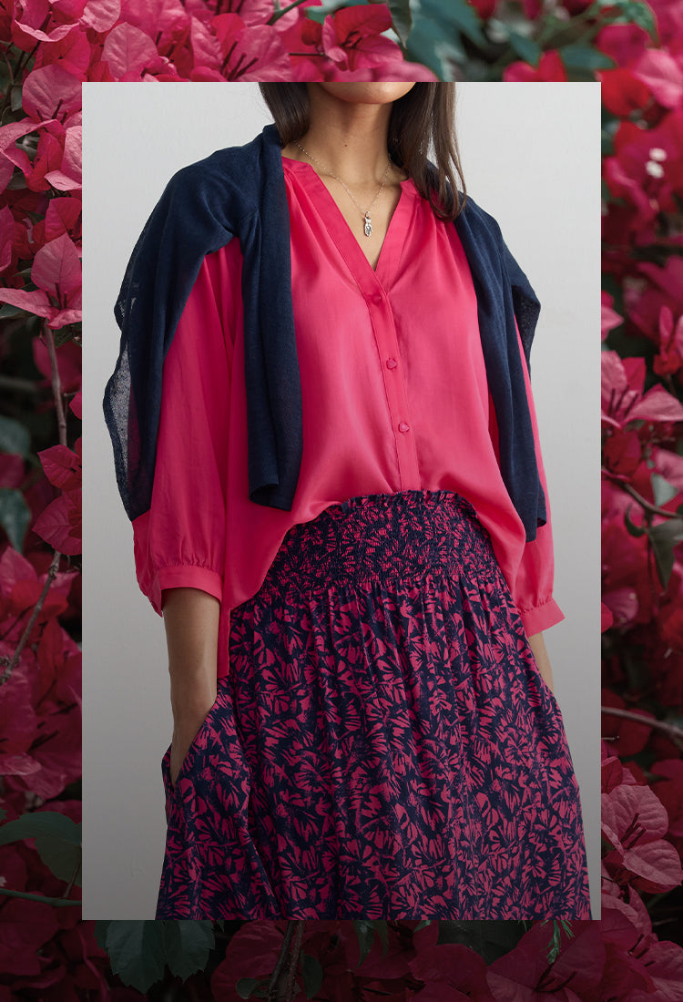 Summer styles in Malibu Hues by Margaret O'Leary.