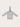 Keychain shaped like a miniature gray sweater on a white background