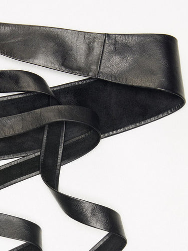 The Wrap Leather Belt by Ada Collection.