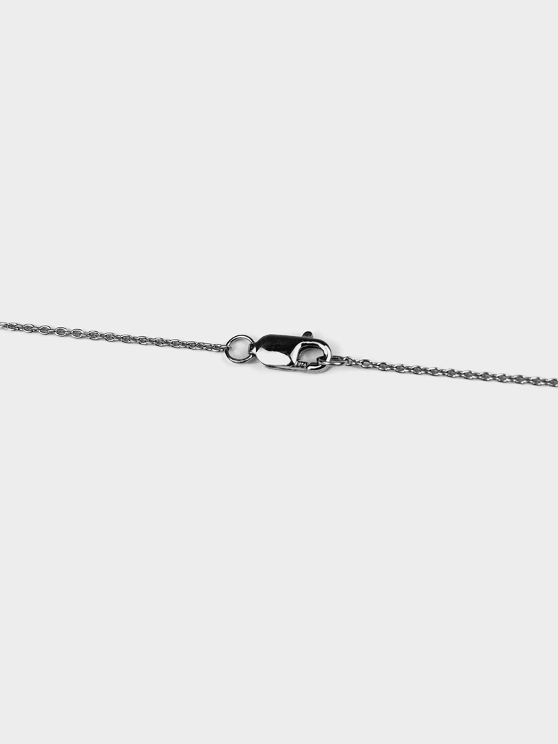 The sterling silver Claddagh necklace by Margaret O'Leary.