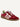 The Ghose Sneaker in a red suede by Back 70 on a plain white background.