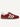The Ghose Sneaker in a red suede by Back 70 on a plain white background.