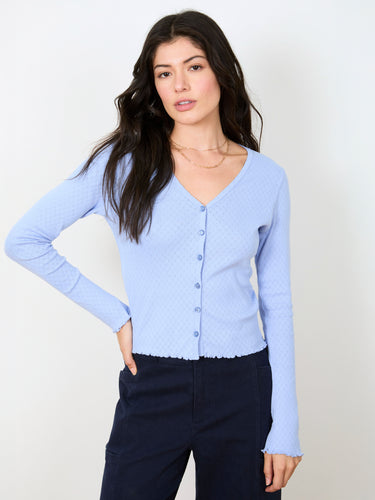 The Pointelle Cardigan by Margaret O’Leary.