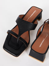 The Flume Heel in Black by Intentionally Blank.