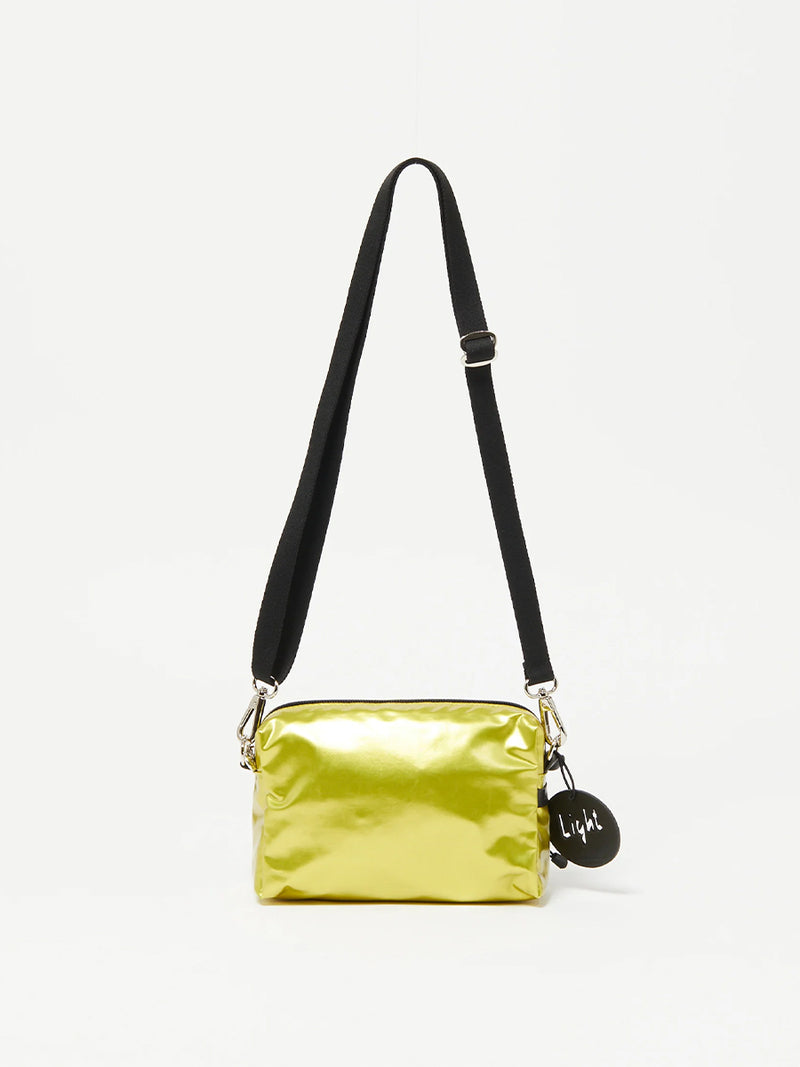 The Mini Light Shoulder Bag in Citron by Jack Gomme.