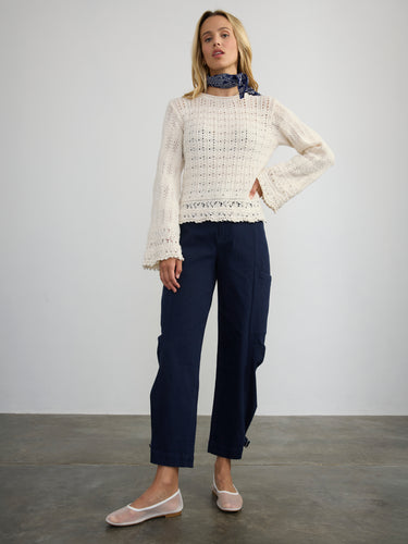 The Bell Sleeve Pullover by Margaret O’Leary.