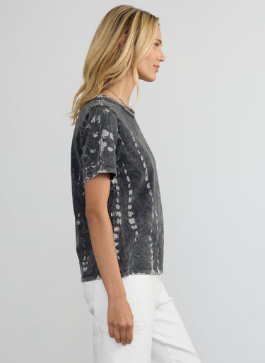 Woman wearing the Tie Dye S/S Tee by Margaret O’Leary