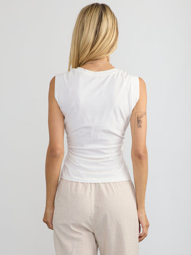 The Freja Muscle Tee by Margaret O’Leary.