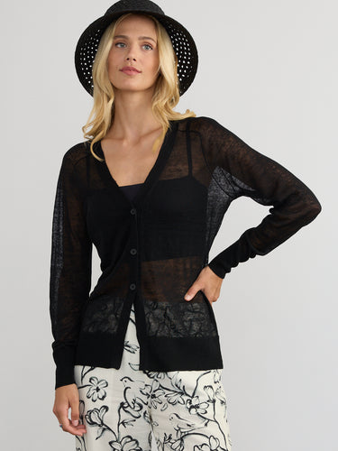 The Sari Sheer Cardi by Margaret O'Leary.