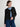 Woman wearing the Cashmere Vee Cardigan by Margaret O'Leary.