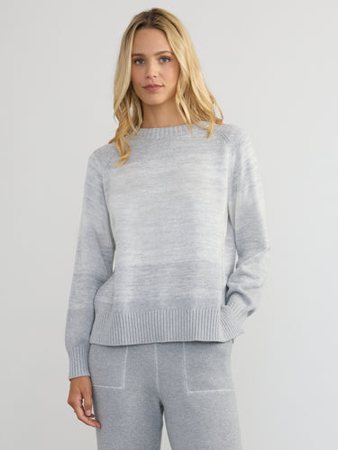 Woman wearing the Livia Pullover by Margaret O’Leary