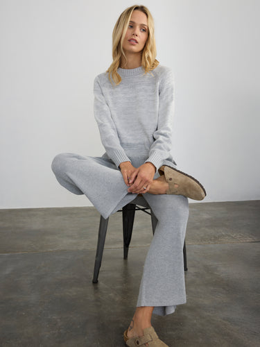 Woman wearing the Livia Pullover by Margaret O’Leary