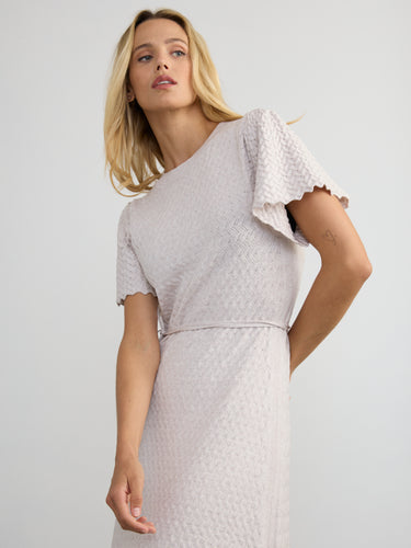 The Frances Pointelle Dress by Margaret O’Leary.