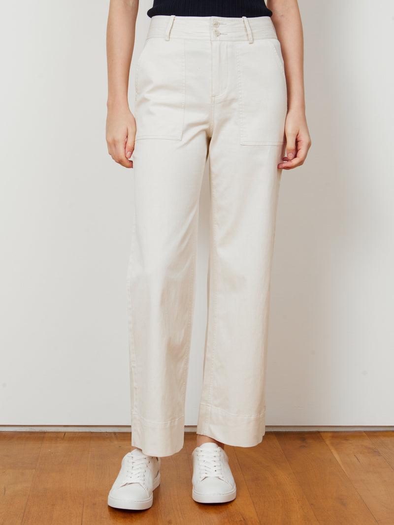 Woman wearing the Parker Pant by Margaret O'Leary.