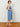 Woman wearing the Calistoga Double Strap Dress in Moonlight by Margaret O'Leary.