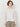 Woman wearing the Long Sleeve Tee in Eco Stripe by Margaret O'Leary.