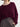 Person wearing The Rolled Sleeve Crew, a burgundy cashmere silk sweater by Margaret O'Leary and gray plaid pants on a white background