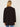 Back view of the Vivienne Scarf Coat by Margaret O’Leary, an chocolate brown knit coat with a small button closure at the neckline.