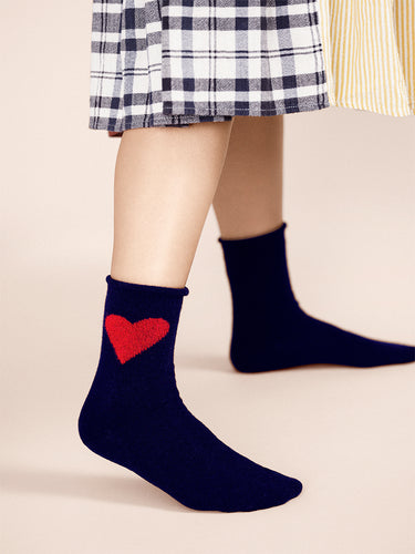 Love Cashmere Crew sock by Hansel from Basel.