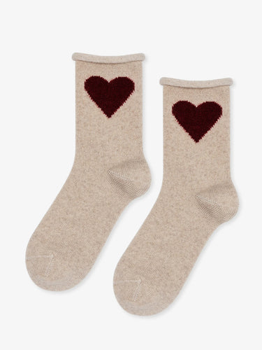 Love Cashmere Crew sock by Hansel from Basel.