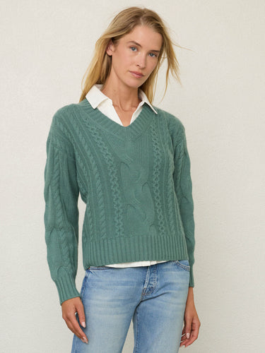 The Bianca Vee Pullover by Margaret O'Leary.