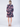 Woman wearing the Olivia Dress in hydrangea by Margaret O'Leary.