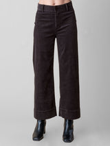 Front view of the chestnut pants.