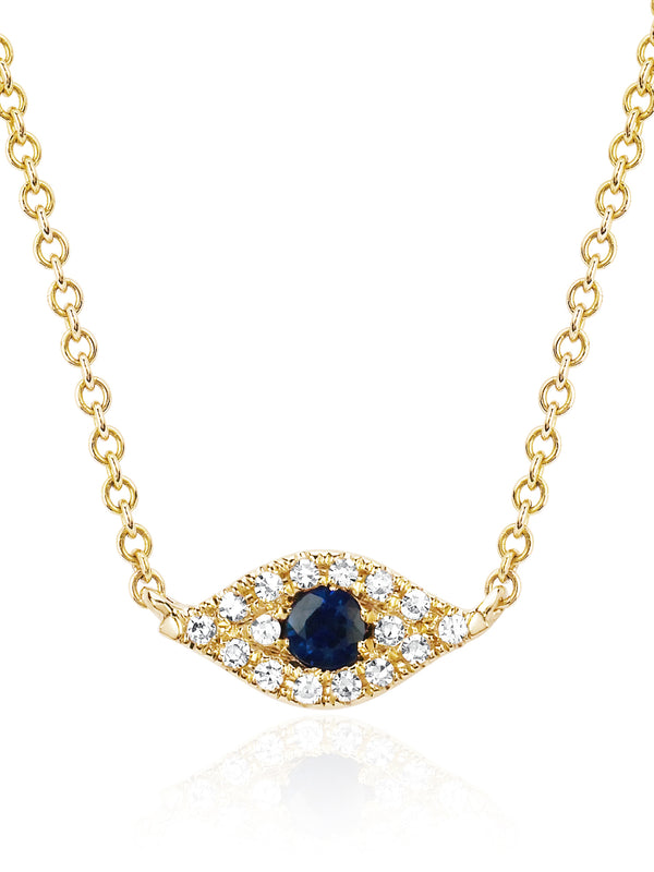 DIAMOND EVIL EYE CHOKER NECKLACE
